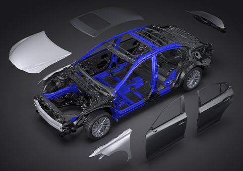 Inside Corolla XSE